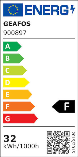 Evivak LED Bulb 32W Fluorescent Type 40cm For G10Q Socket And T9 Shape Cool White 1700lm