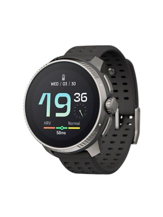Suunto Race Titanium 49mm Waterproof Smartwatch with Heart Rate Monitor (Charcoal)