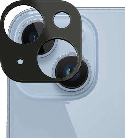 Rosso Camera Protection Tempered Glass Black for the iPhone 15 / 15 Plus