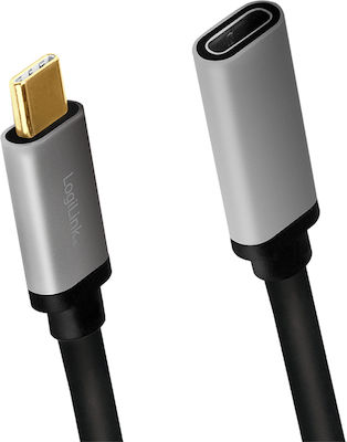 LogiLink USB 3.2 Cable USB-C male - USB-C female Gold 5m (CUA0105)