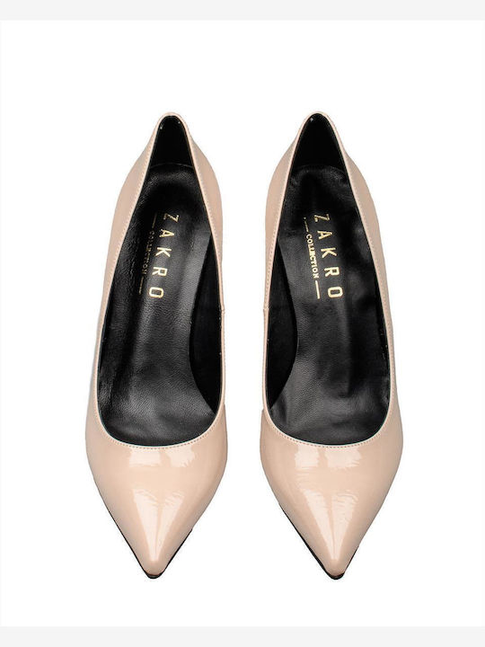 Leather Pink Heels