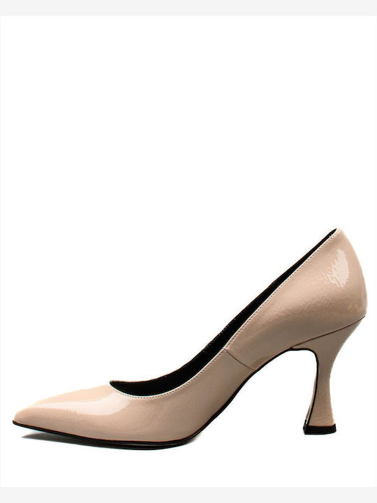 Leather Pink Heels