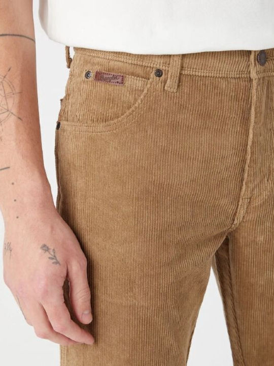 Wrangler Texas Pantaloni pentru bărbați Elastice cu Croială Normală Gri