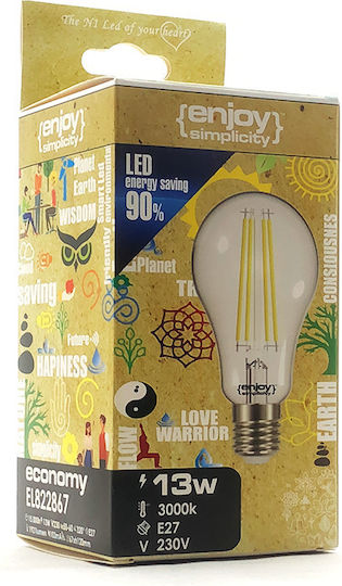 Elvhx Λάμπα LED 17W για Ντουί E27 και Σχήμα A67 Θερμό Λευκό 2452lm