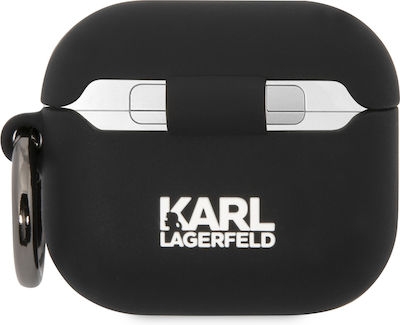 Karl Lagerfeld Silicone Case Black for Apple AirPods 3