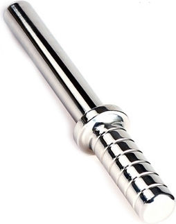 Black Label Anal Plug XXLarge Silver