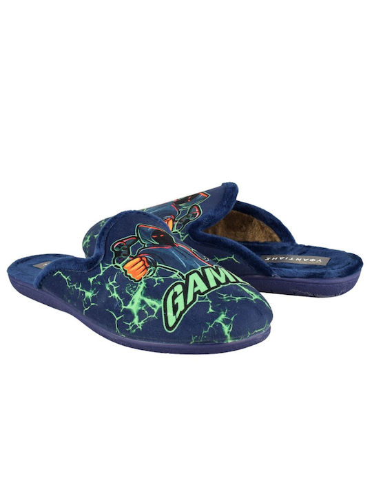 Yfantidis Kids Slippers Blue