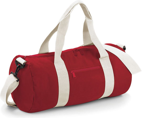 BagBase BG140L Sack Voyage 34lt Classic Red/Off White Fabric L55xW28xH28cm