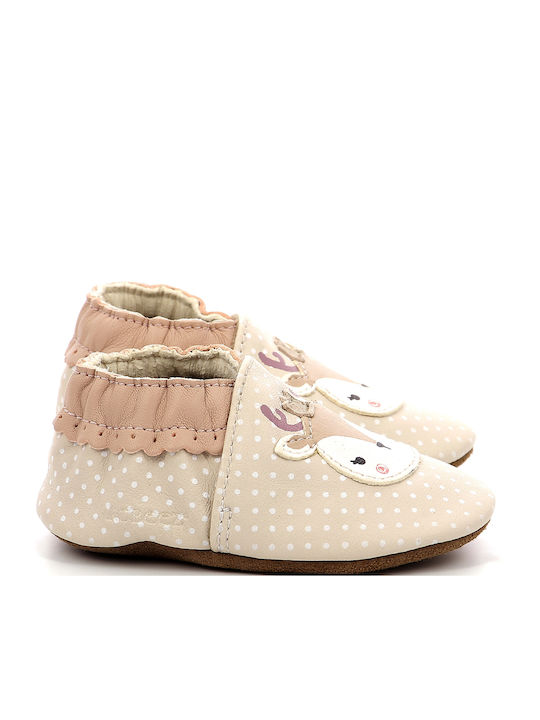 Robeez Baby Slippers Beige