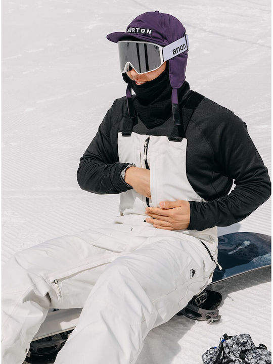 Burton Reserve Gore-tex 20554104101 Ανδρική Σαλοπέτα Σκι & Snowboard Λευκή