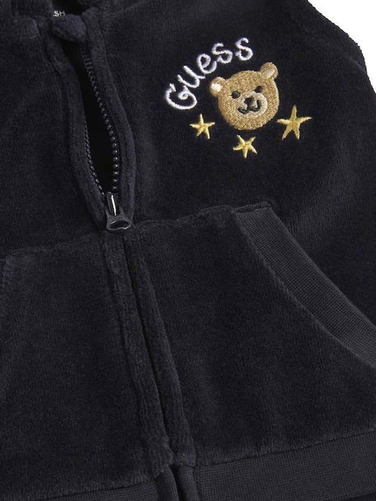 Guess Set Babystrampler Ärmellos mit Hose Marineblau 3Stück
