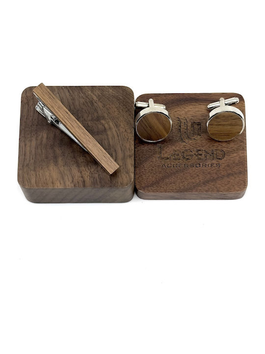 Legend Accessories Butoni din Lemn de culoare Maro