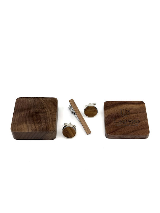 Legend Accessories Butoni din Lemn de culoare Maro
