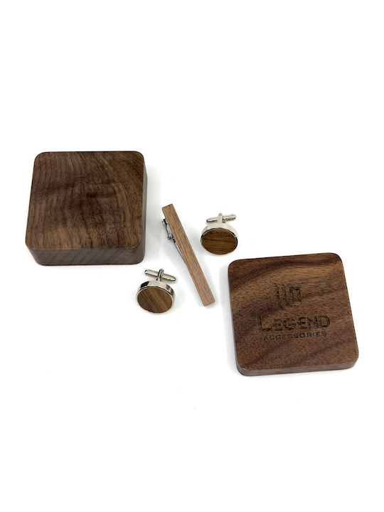 Legend Accessories Butoni din Lemn de culoare Maro