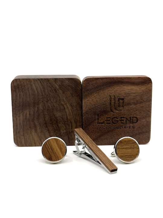 Legend Accessories Butoni din Lemn de culoare Maro