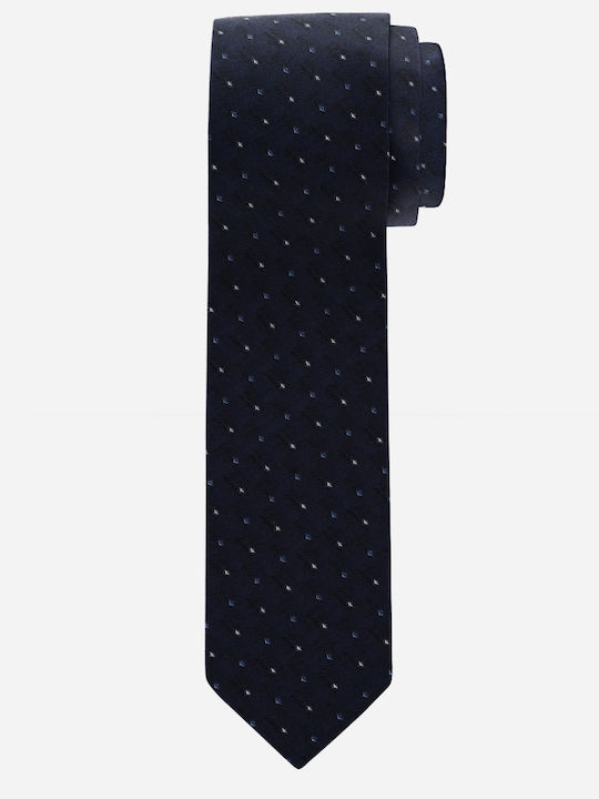 Olymp Men's Tie Printed Navy Blue