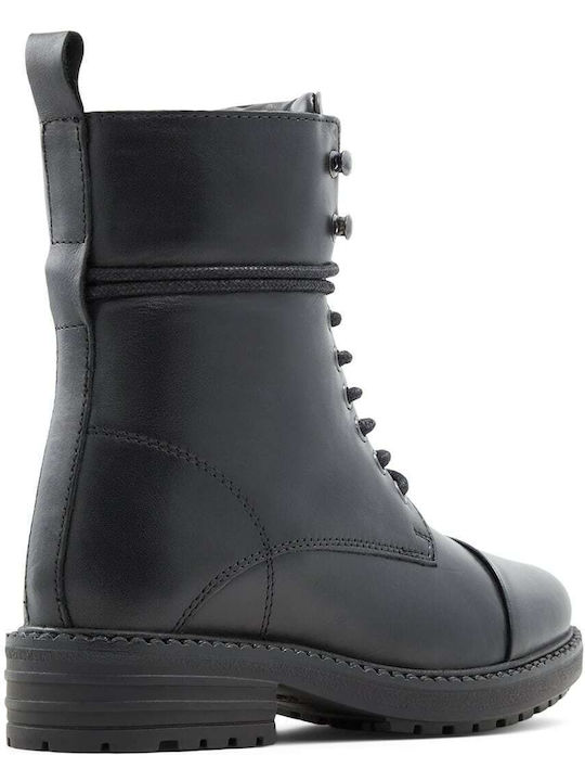 Onoressa Leder Damen Knöchelstiefel Schwarz 00053187