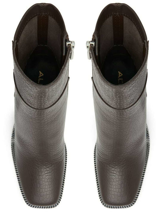 Liiam Leder Damen Stiefeletten Braun