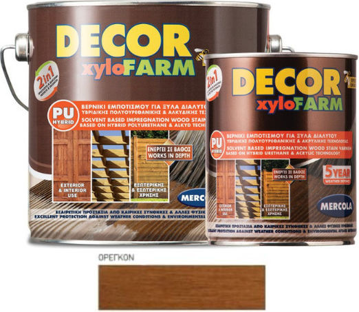 Mercola Decor Xylofarm Polyurethan Auf Lösemittelbasis Oregon Satin,σατεν 2.5Es