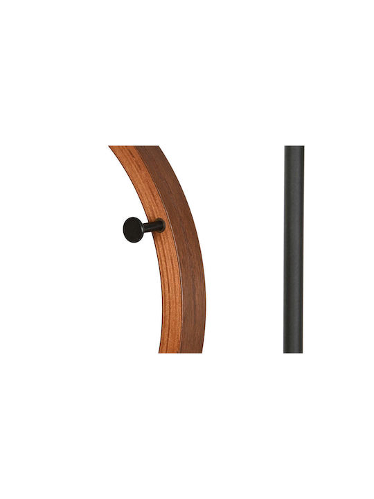 Home Esprit Metallic Coat Rack Brown 20x20x172cm