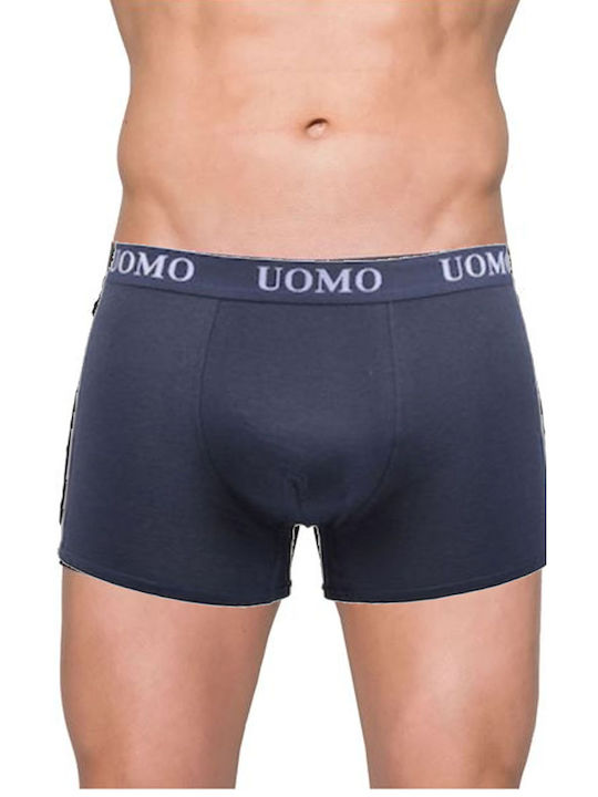 Uomo Herren Boxershorts Gray 3Packung