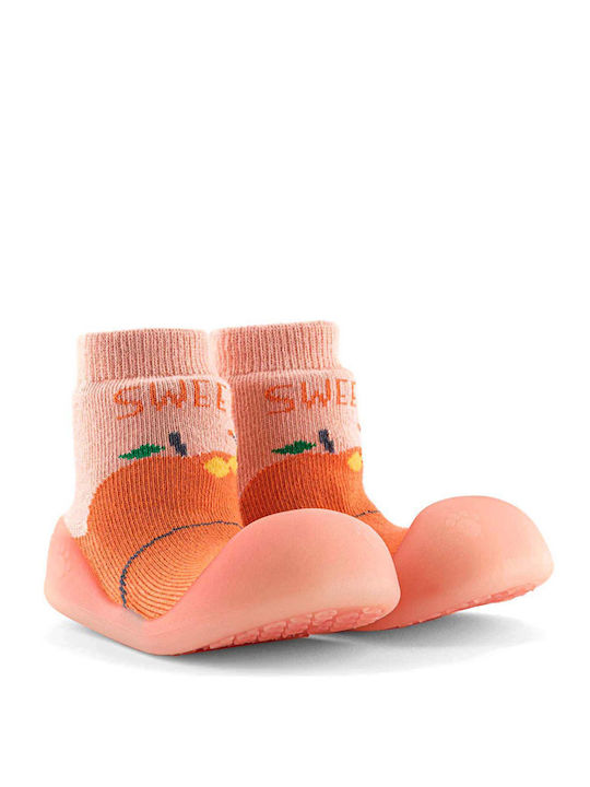 BigToes Παιδικές Καλτσοπαντόφλες Ροζ