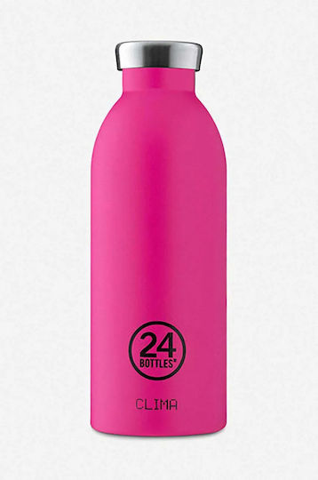 24Bottles Clima Bottle Thermos Stainless Steel BPA Free 500ml Passion Pink