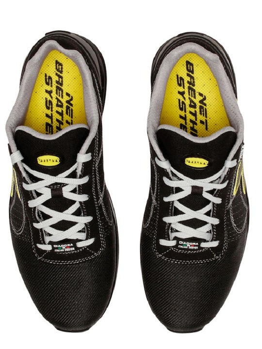 Utility Diadora Run Airbox Matrix Αδιάβροχο Παπούτσι Ασφαλείας Μαύρο S3 με Πιστοποίηση P,SRC
