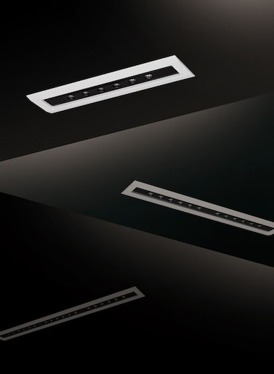 VK Lighting Commercial Linear Recessed LED Wall Light 6W Warm White IP20 L18.9xD5.5xH4.2cm