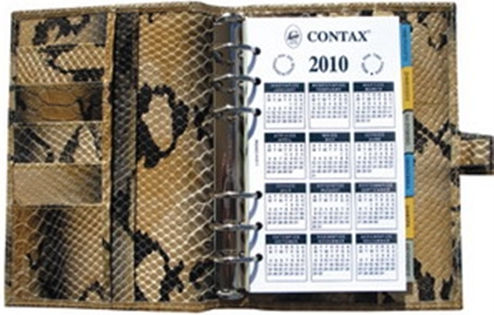 Contax Дневник Ежедневен Организатор Артист Личен Кожен 15x21см Пол Сезан