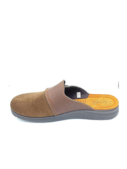 Level Anatomic Men's Slipper Brown