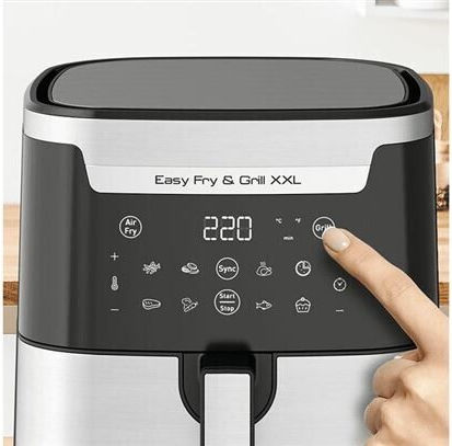 Moulinex Easy Fry & Grill Heißluftfritteusen 6.5lt Silber