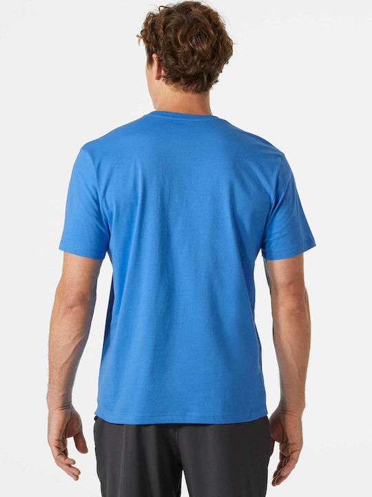 Helly Hansen Ανδρικό T-shirt Κοντομάνικο Μπλε