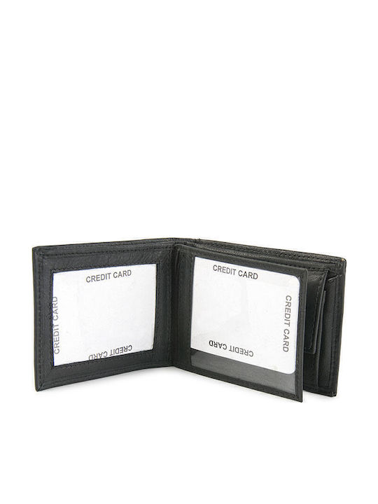 GA Leather Men's Wallet Black