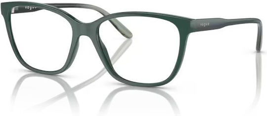 Vogue Women's Acetate Prescription Eyeglass Frame Green VO5518 3050