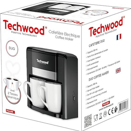 Techwood Καφετιέρα Φίλτρου 500W