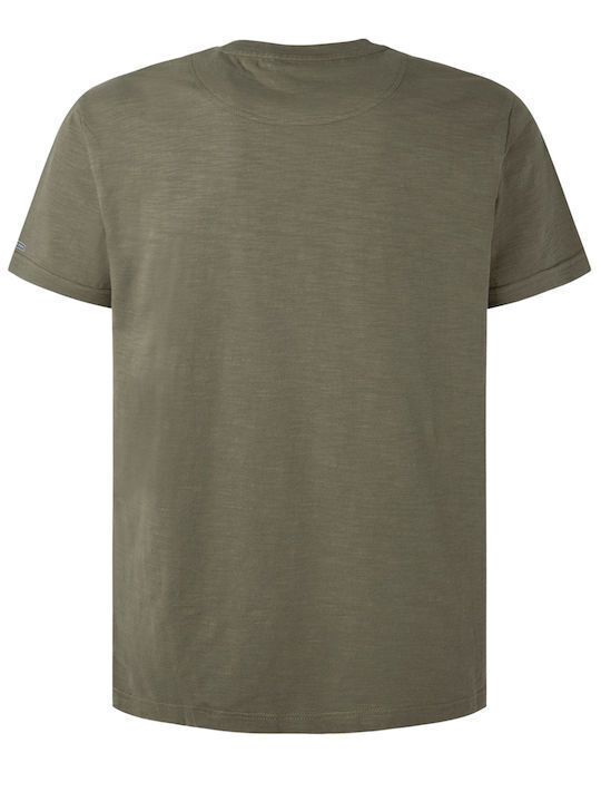 Pepe Jeans Men's Short Sleeve T-shirt Khaki