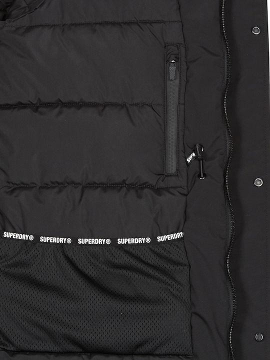 Winter Jacke Parka Wasserdicht Schwarz