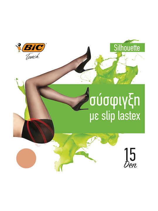 Bic Silhouette Women's Pantyhose 15 Den Tightening Honey