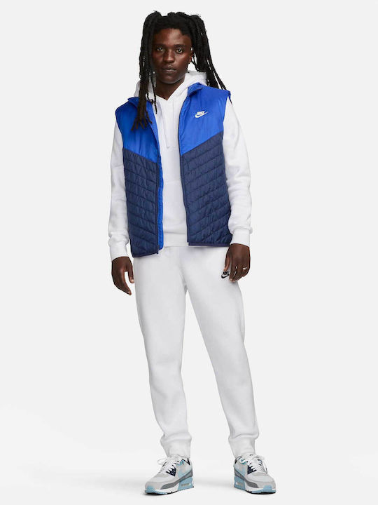 Windrunner Geacă Sport Fără Mâneci Albastră
