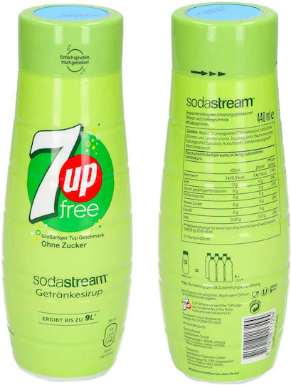 7UP Free Γκαζόζα Συμπυκνωμένη Χωρίς Ανθρακικό σε Μπουκάλι 440ml