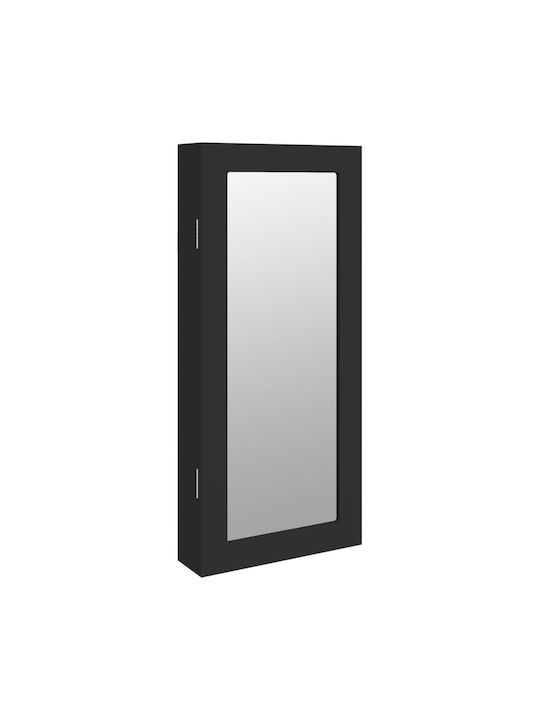 vidaXL Wall Mirror with Black Wooden Frame 67x30cm 1pcs