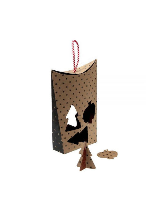 Synchronia Handmade Lucky Charm with Wishes Red made of Wood 19x30cm 1pcs