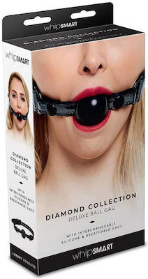 Dream Toys Whipsmart Diamond Ball Gag Black