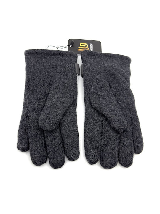 Gray Wolle Handschuhe Berührung