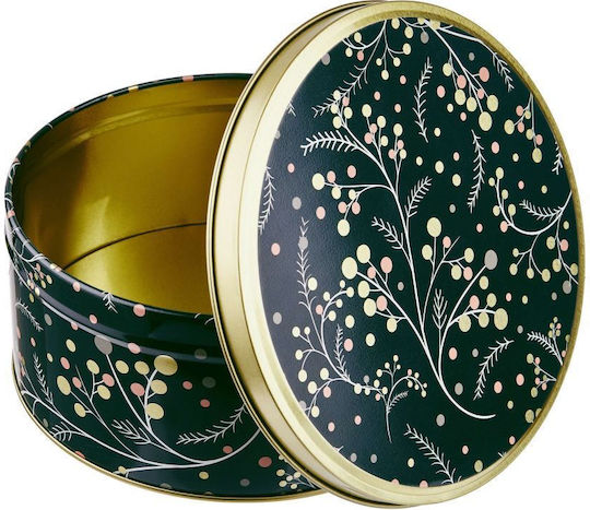 Butlers Grove Ornament de masă de Crăciun Borcan de prăjituri Metalic Negru Înălțime 16.7cm.