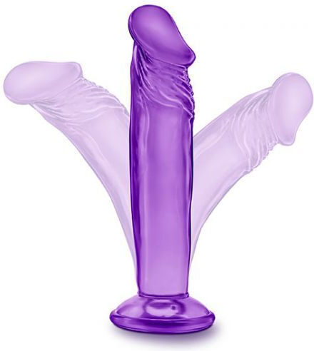 B Yours Sweet N' Small Realistic Dildo with Suction Cup Purple 17cm