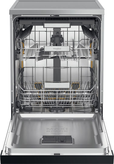 Whirlpool Ελεύθερο Πλυντήριο Πιάτων για 15 Σερβίτσια PowerClean Pro Π60xY85εκ. Inox