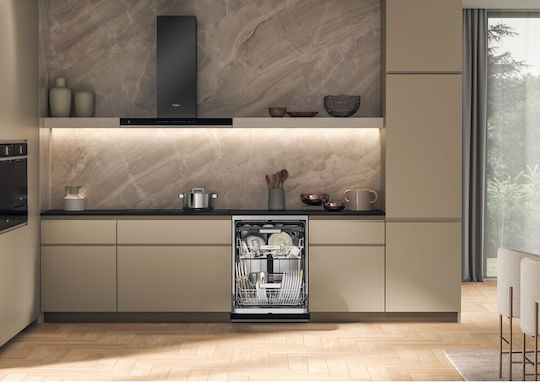 Whirlpool Ελεύθερο Πλυντήριο Πιάτων για 15 Σερβίτσια PowerClean Pro Π60xY85εκ. Inox