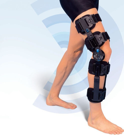 Mobiak Thigh-Knee Brace Telescopic with Goniometer Patellofemoral Splint Black